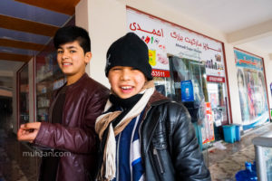 Afghanistan kids smiling at camera