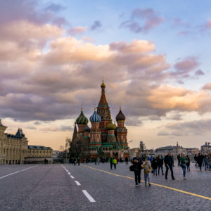 St Basil Cathedral, a dusk