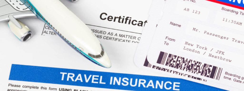 Claim for travel insurance