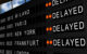 flight delay info board